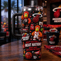 Miami Heat Merch Heat Culture Heat Nation White Hot 305 Game Day Ready Tumbler Fan Gear