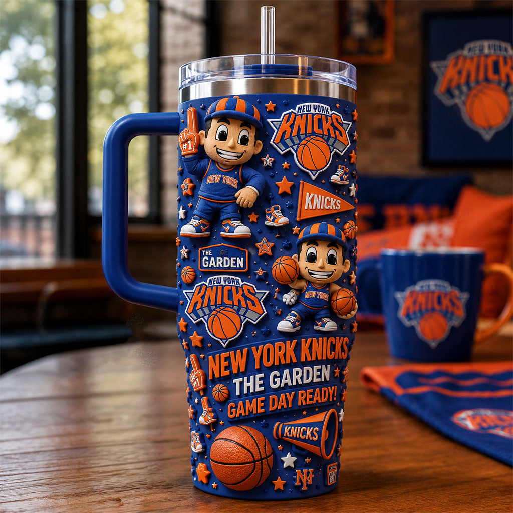 New York Knicks The Garden Game Day Ready Tumbler NY Knicks Merch Basketball Fan Gifts