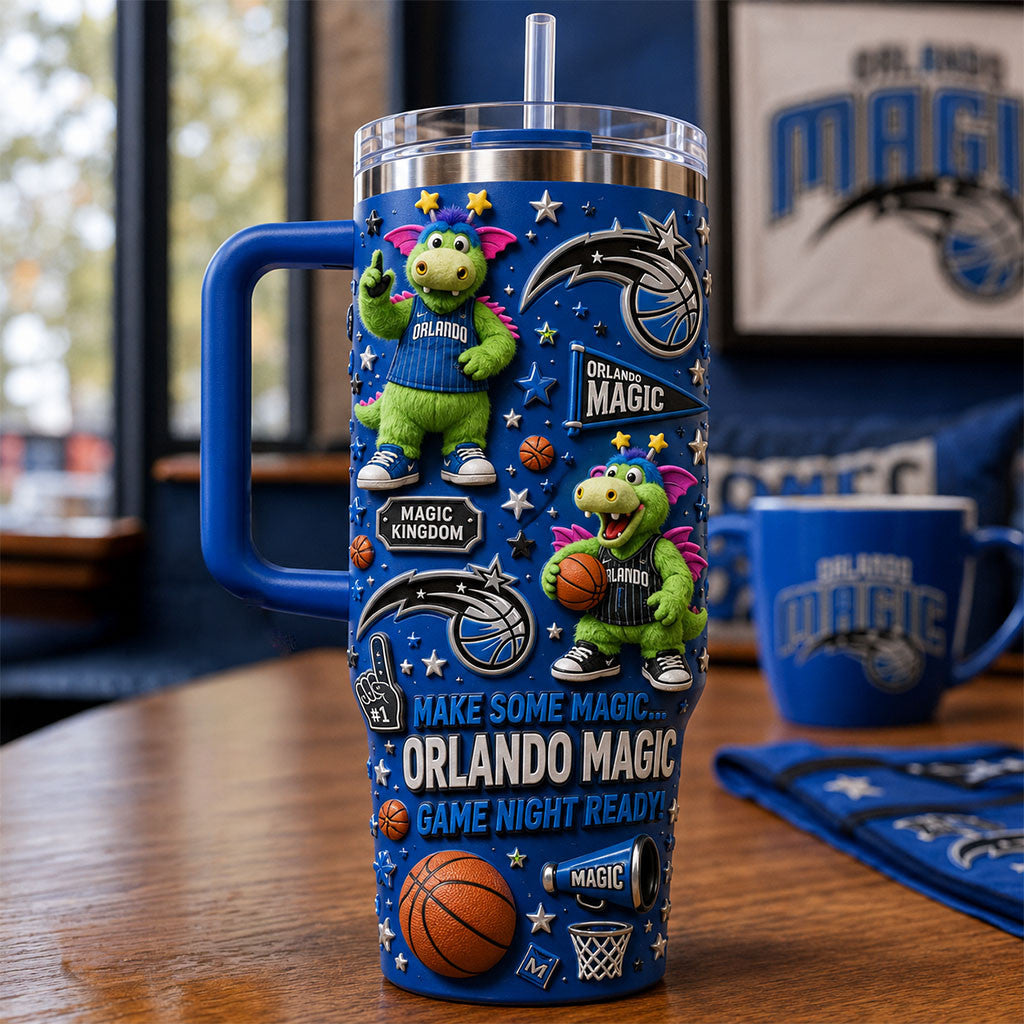 Orlando Magic Merch Make Some Magic Game Night Ready Tumbler Gift For Basketball Lovers