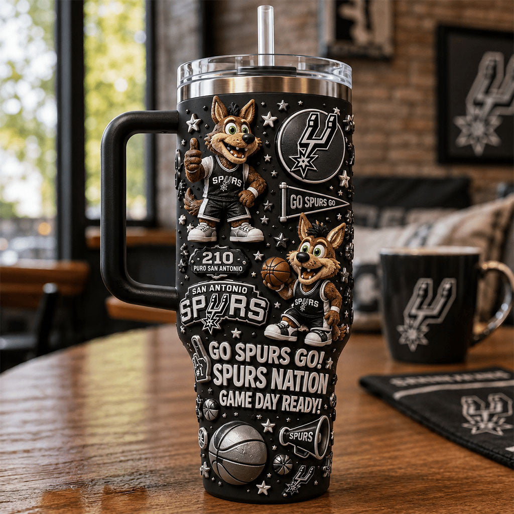 San Antonio Spurs Merch Go Spurs Go Spurs Nation Tumbler Present For Basketball Fans