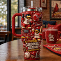 St Louis Cardinals Merch Fly Together Cardinals Nation Tumbler Present For Football Fans