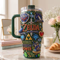 The Legend Of Zelda Courage Wisdom Power Tumbler The Legend Of Zelda Merch Brothers Gifts