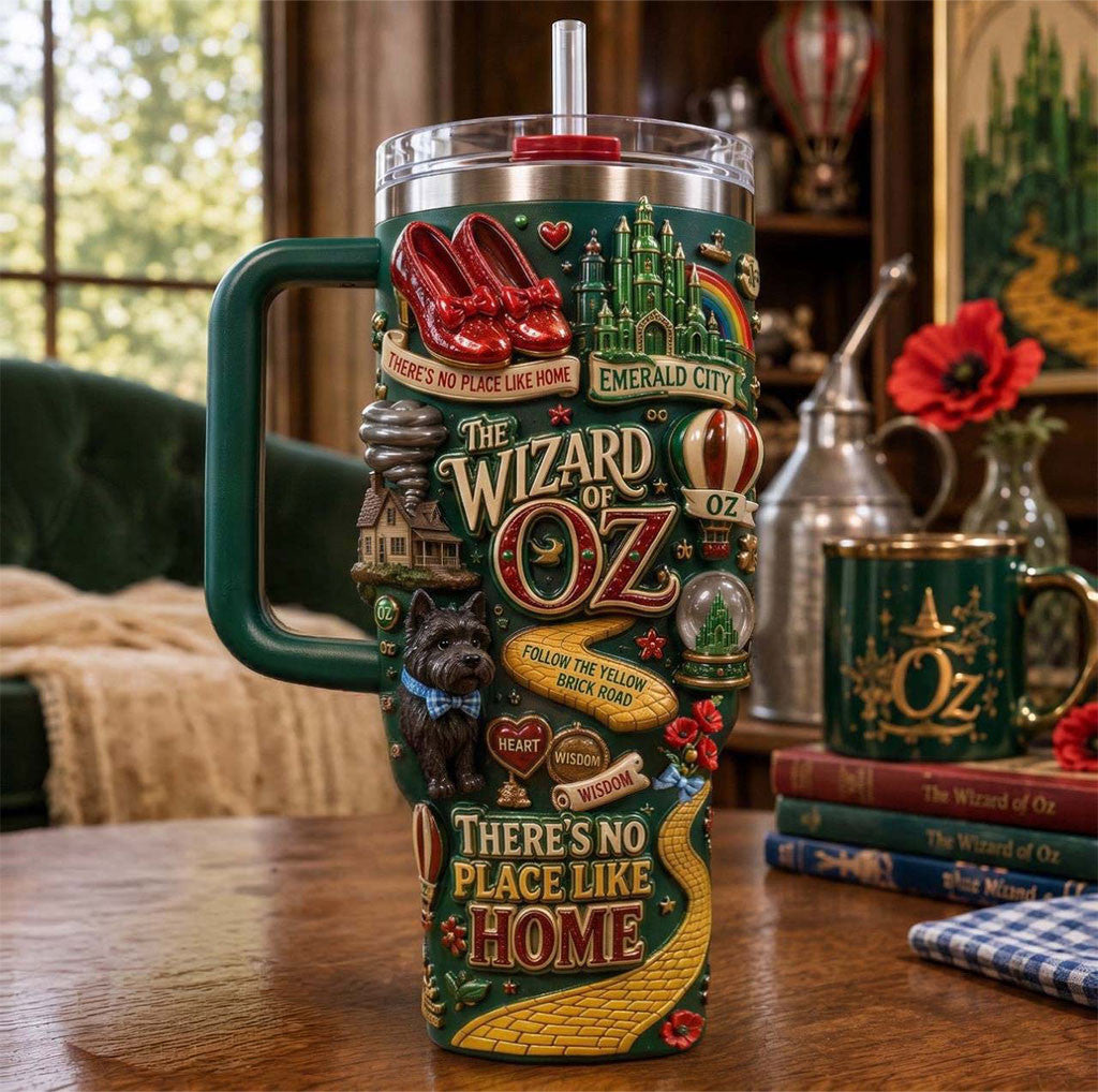The Wizard Of Oz There's No Place Like Home Tumbler The Wizard Of Oz Merch Gift For Sisters