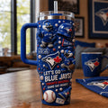 Toronto Blue Jays Merch Let's Go Blue Jays Game Day Ready Tumbler Gift For Baseball Fans