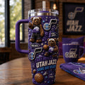 Utah Jazz Merch Take Note Utah Jazz Game Day Ready Tumbler Gift For Basketball Lover
