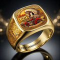Indian Motorcycle 125 Anniversary Ride The Legend Ring Vintage Motorcycle Biker Merch Fan Gifts