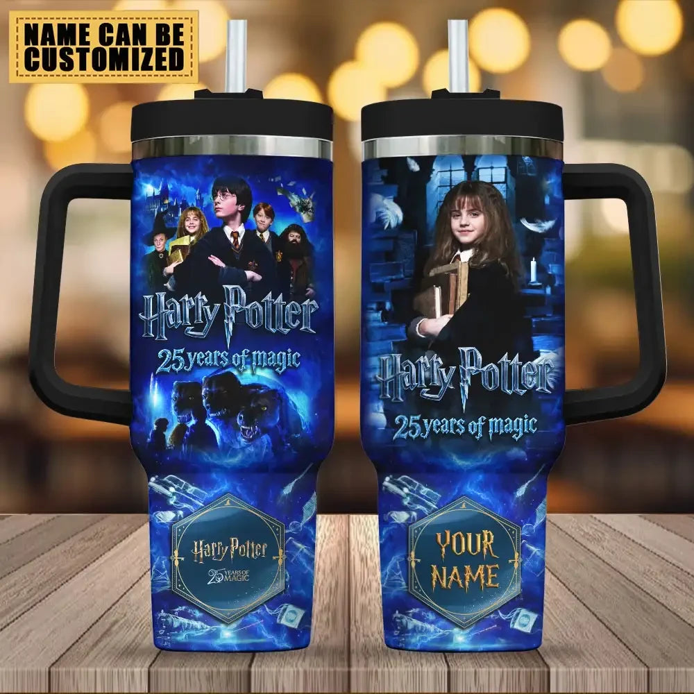Personalized Harry Potter 25th Anniversary x Hermione Granger Tumbler Harry Potter Merch