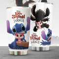Lilo And Stitch Scratch Tumbler Stitch And Angel Cute Cartoon Graphic Cup Gifts For Besties