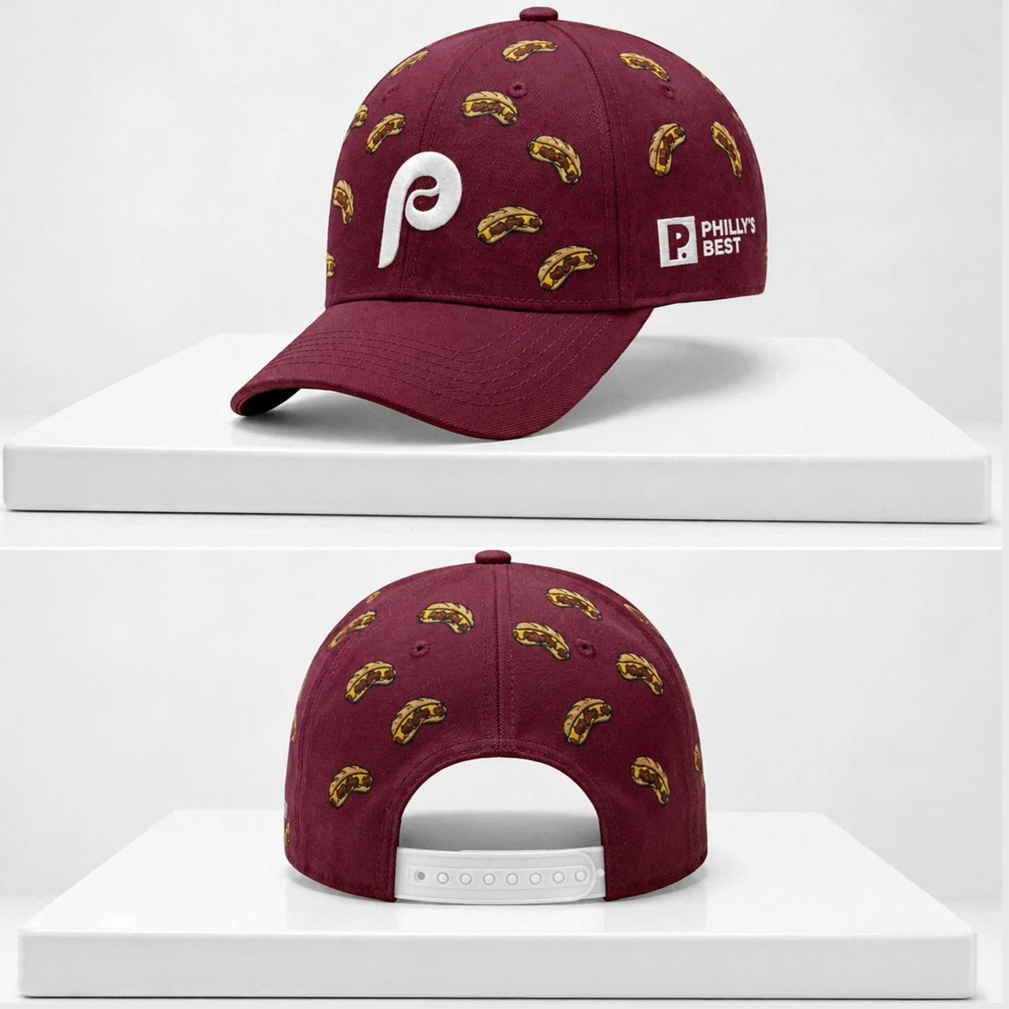 Philadelphia Phillies Phils Steak Hat 2026 Embroidered Phillies Merch Gifts For Baseball Fans