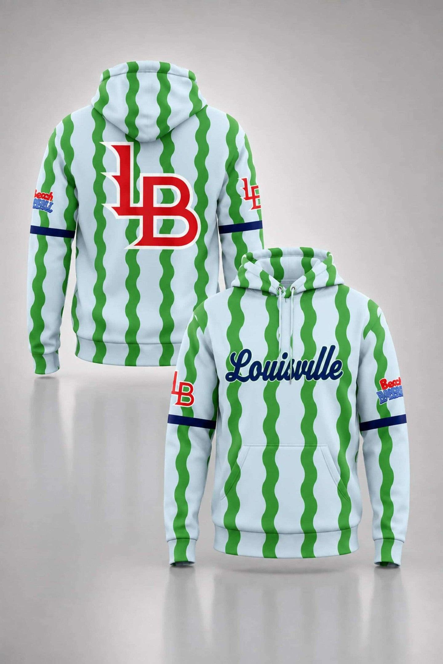 Louisville Bats Backyard Baseball Melonhead Hoodie Louisville Bats Merch Baseball Fan Gear