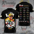 Kyle Busch Rowdy Resume T-Shirt Number 18 Racing Career Tribute Fan Tee Kyle Busch Merch