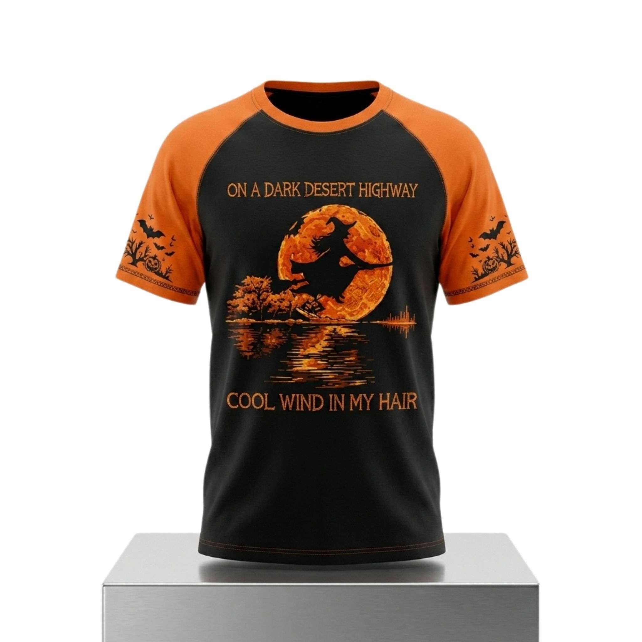 On A Dark Desert Highway Cool Wind In My Hair 2026 Halloween Shirt Gifts For Halloween