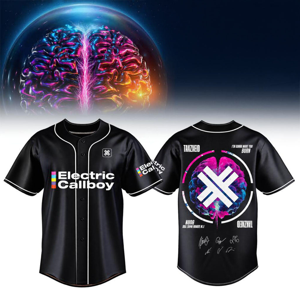Electric Callboy Tanzneid World Tour 2026 Baseball Jersey Electric Callboy Merch Signature
