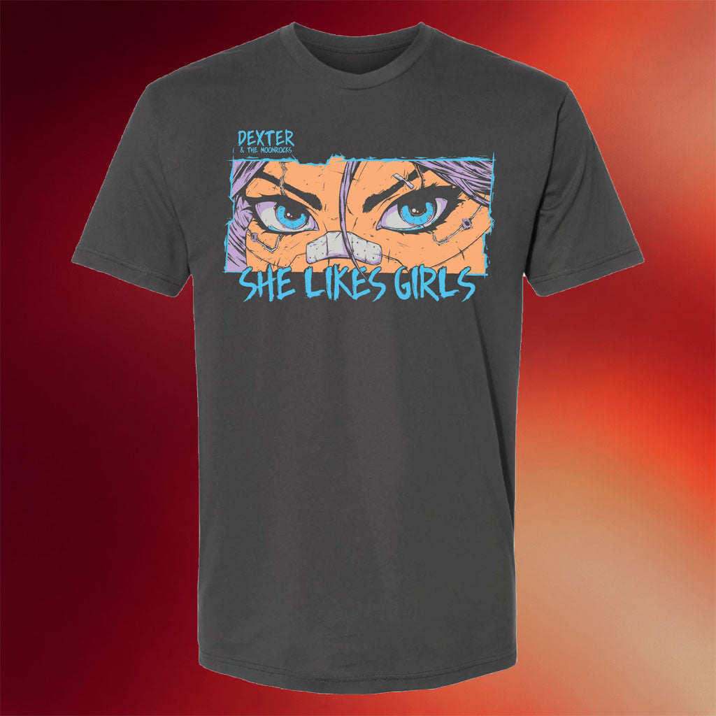 Dexter And The Moonrocks Merch 2026 She Likes Girls T-Shirt Gifts For Music Enthusiasts
