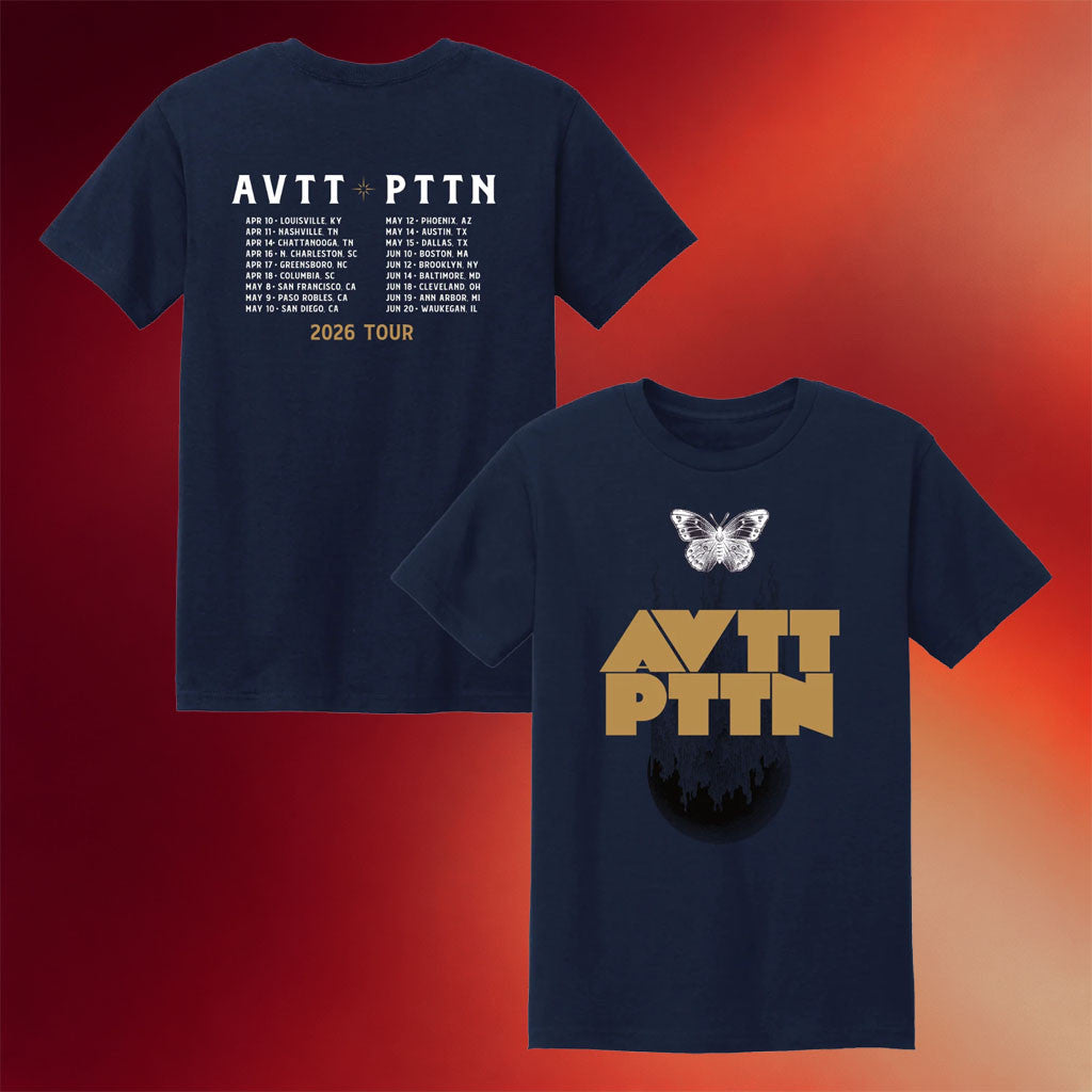 The Avett Brothers Merch 2026 Butterfly With Tourdates T-Shirt Gift For Rock Fans