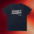 TPUSA Merch 2026 Courage Is Contagious T-Shirt Riley Gaines Signed Shirt Gift Ideas