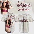 Kehlani World Tour 2026 Signature Baseball Jersey Kehlani Merch Present For Music Lovers
