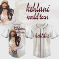 Kehlani World Tour 2026 Signature Concert Baseball Jersey Kehlani Merch Music Lover Gifts