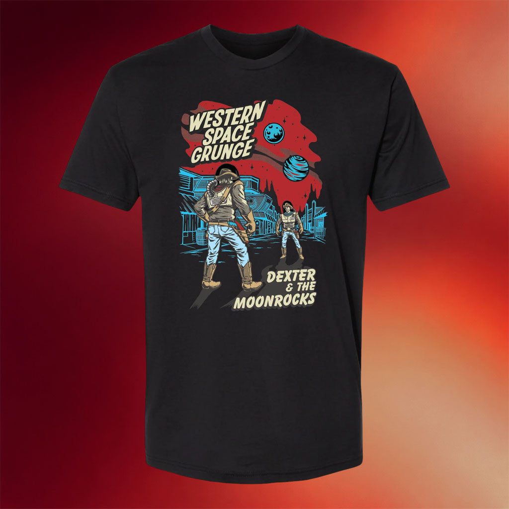 Dexter And The Moonrocks Merch 2026 Western Space Grunge T-Shirt Present For Rock Fans