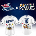 Personalized Somerset Patriots X Peanuts Night Baseball Jersey Somerset Patriots Merch 2026