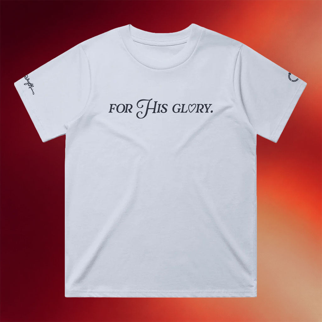 TPUSA Merch 2026 For His Glory T-Shirt Riley Gaines Signed Shirt Present For Friends