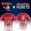 Personalized Worcester Red Sox X Peanuts Night Baseball Jersey Red Sox Merch Gifts For Fans