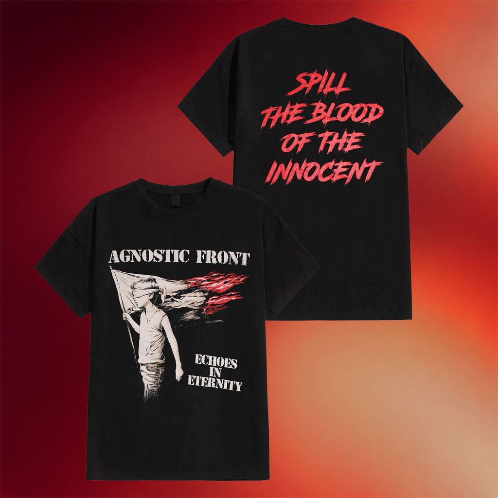Agnostic Front Merch 2026 Echoes In Eternity Cover T-Shirt Presents For Music Lovers