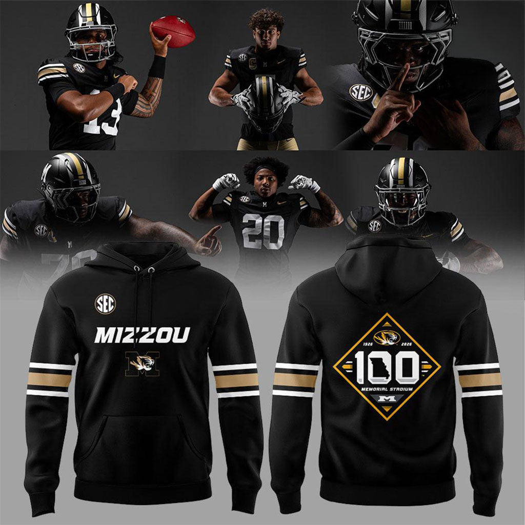 Missouri Tigers Mizzou Memorial Stadium 100th Anniversary Hoodie Missouri Tigers Merch 2026