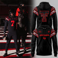 Texas Tech Red Raiders Football Mahomes Let's Ride Hoodie Red Raiders Merch Present For Fans