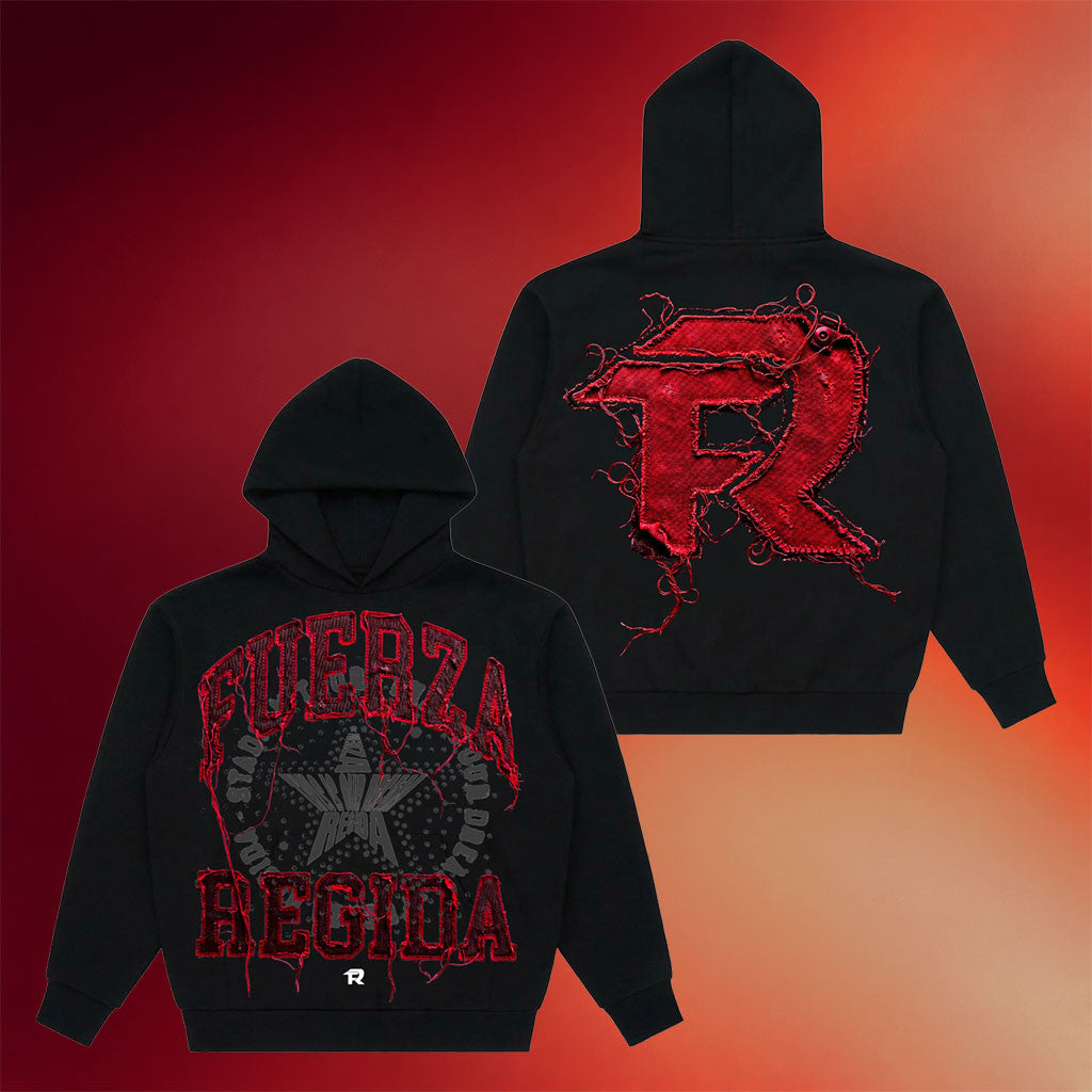 Fuerza Regida Merch 2026 Bloodline Hoodie Black Best Gift For Band Fans