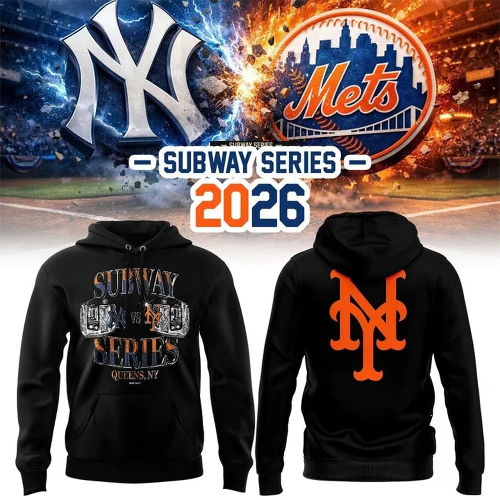 New York Yankees X Mets 2026 Subway Series Hoodie Baseball Fan Merch Gift For Brothers