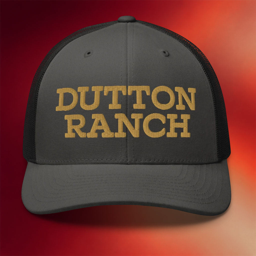 Dutton Ranch Merch 2026 Dutton Ranch Trucker Hat Logo Embroidered Hat Gift For TV Series Fans