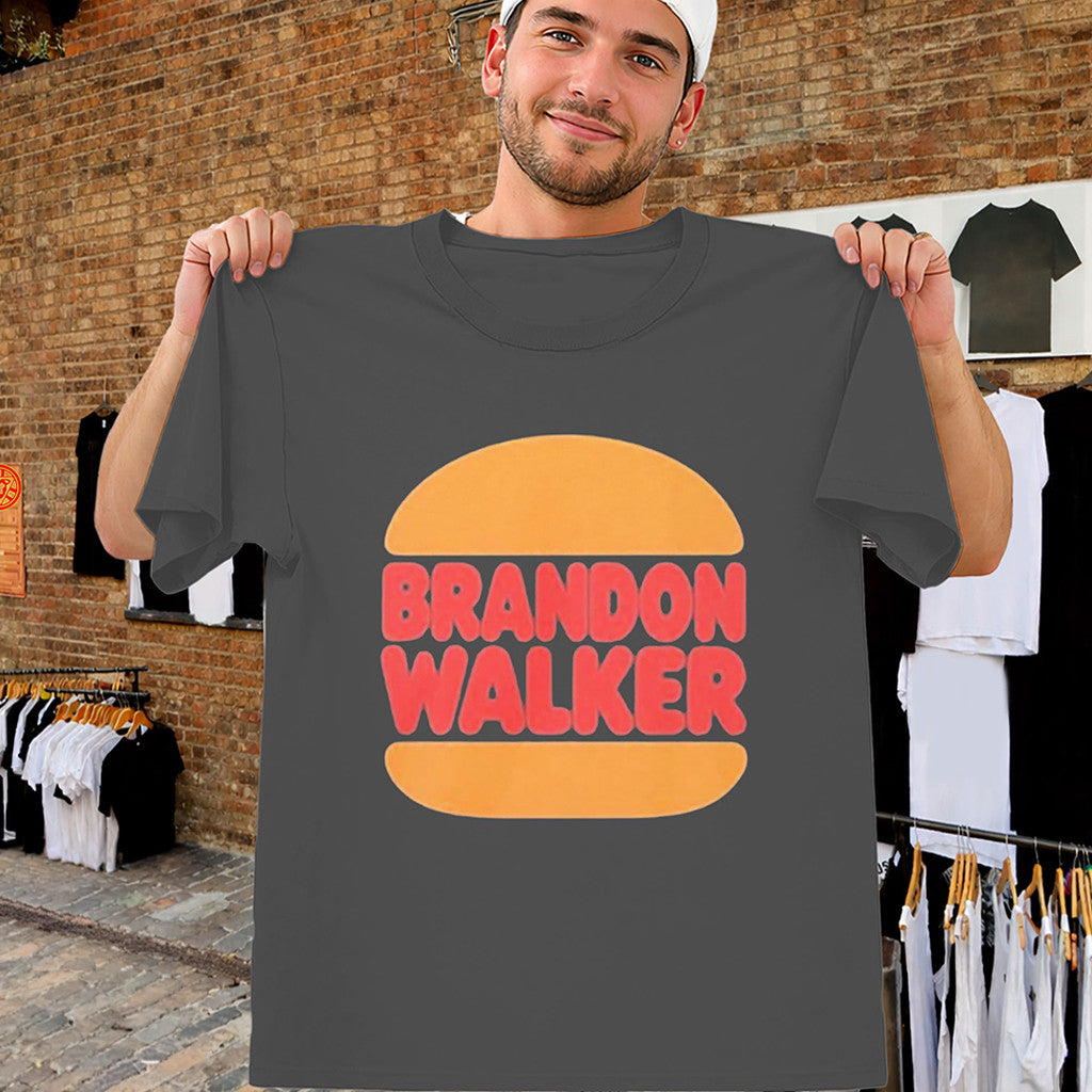Brandon Walker Shirt Burger King Of College Football Tee Unique Gift For Brothers