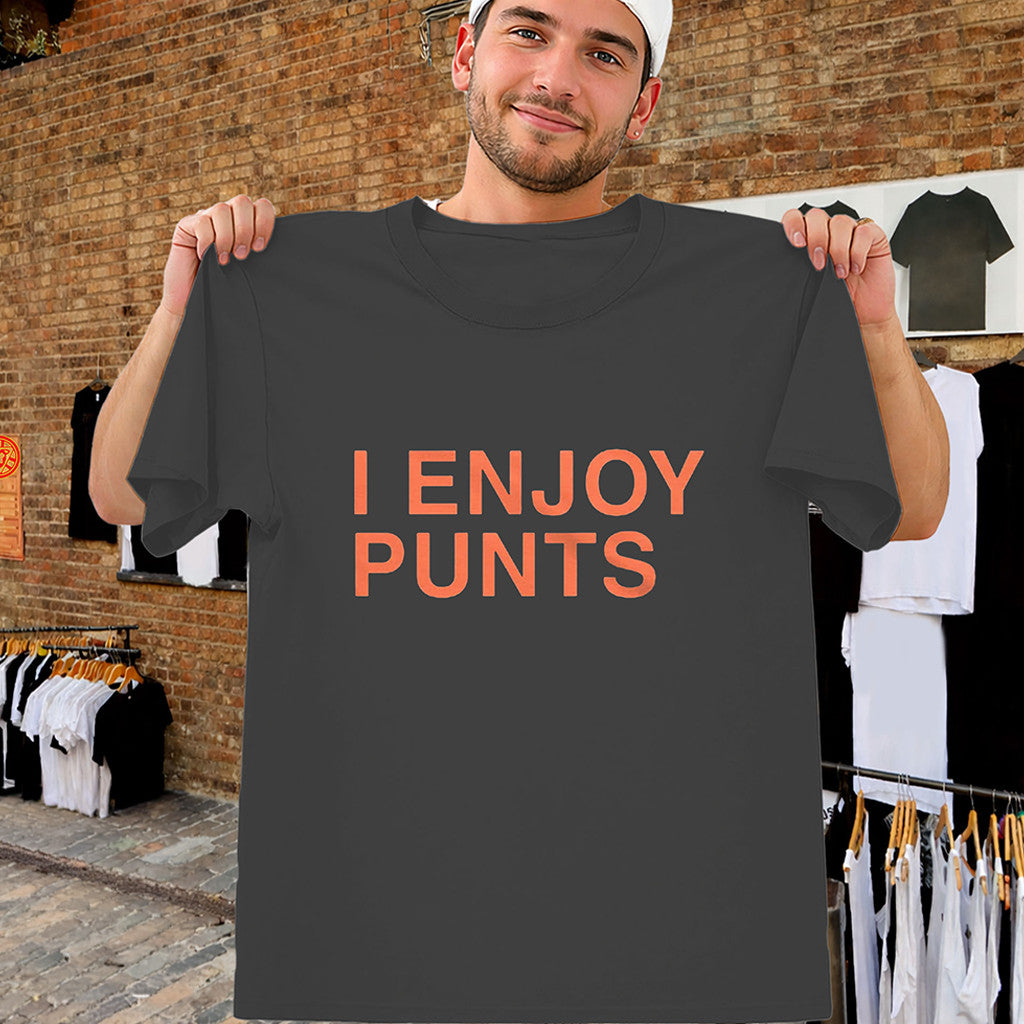 I Enjoy Punts Shirt Funny Football Defense Special Teams Tee Humorous Gift Ideas