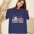LeBron James 76ers Shirt Philadelphia No 23 Signed Tee LeBron James Merch Basketball Fan Gifts
