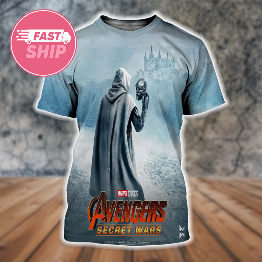 Avengers Secret Wars Marvel Studios Doctor Doom T-Shirt Marvel Merch Gift For Movie Lover