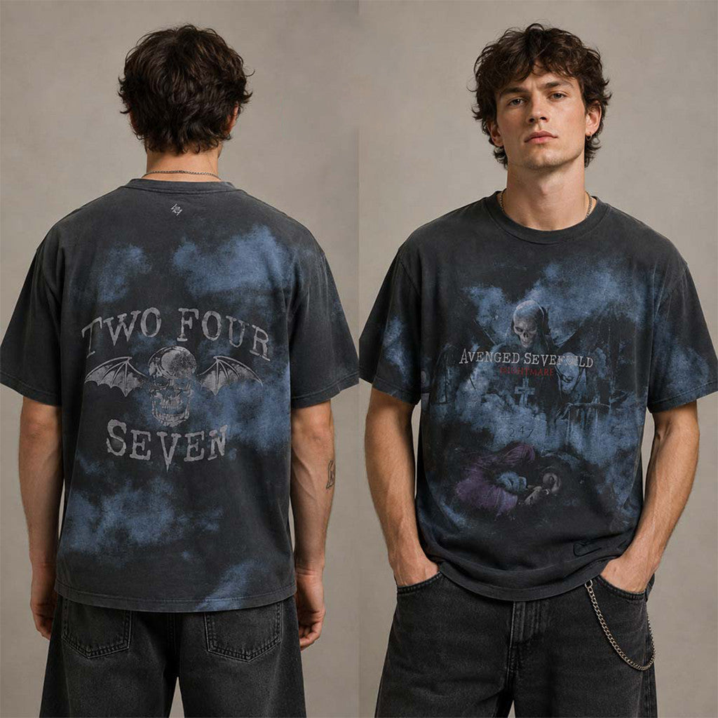 247 X Avenged Sevenfold Nightmare T-Shirt Avenged Sevenfold Merch Present For Fans