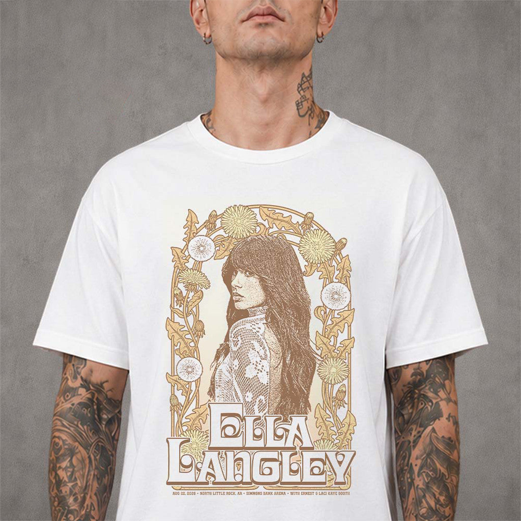 Ella Langley North Little Rock AR 2026 Event Poster T-Shirt Ella Langley Merch Music Fan Gifts