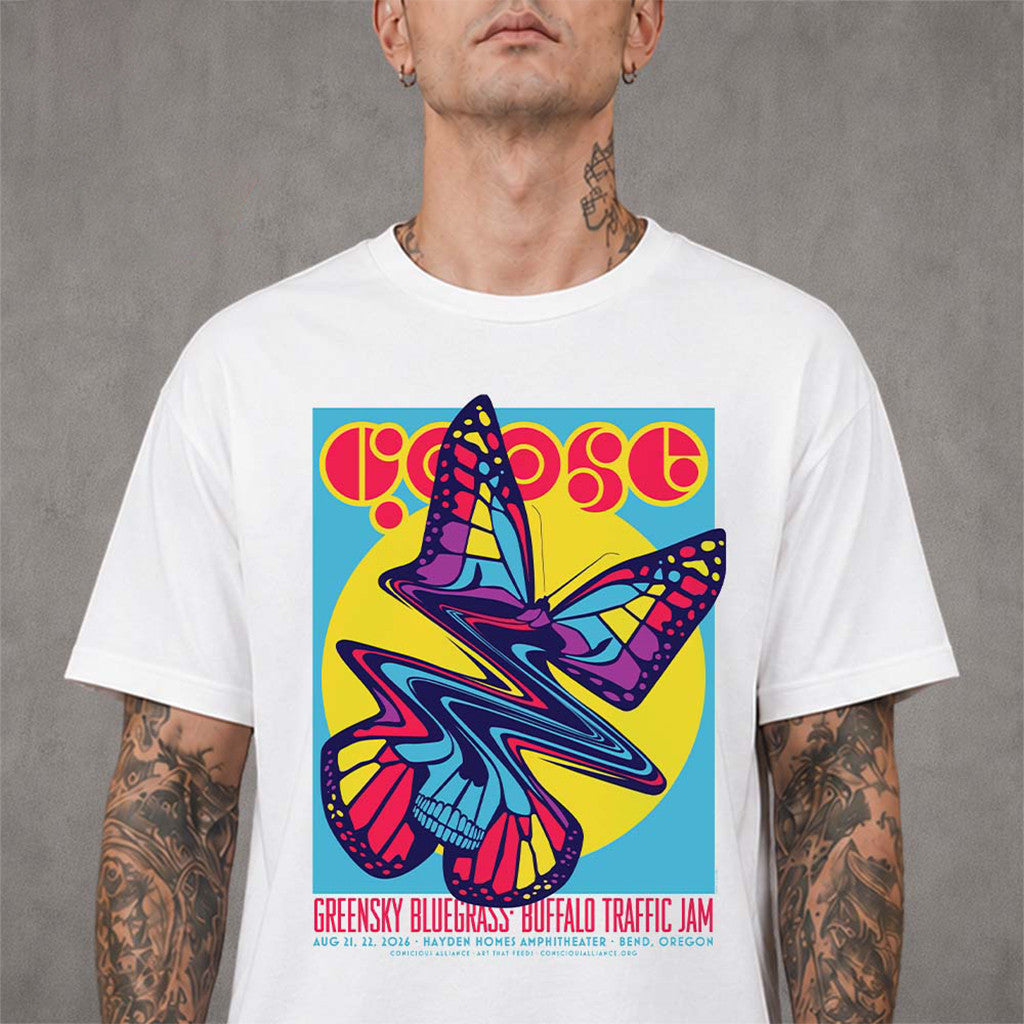 Goose Bend Oregon 2026 Event Poster T-Shirt Live At Hayden Homes Amphitheater Tee Goose Merch