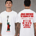 Jonas Brothers MSG Madison Square Garden 2026 Pop Up T-Shirt Red Dress Tee Jonas Brothers Merch
