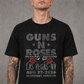 Guns N Roses Las Vegas NV 2026 Event Poster T-Shirt Live At Allegiant Stadium Tee GNR Merch