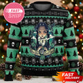 Wednesday Addams Over Your Dead Body 2026 Wednesday Christmas Ugly Sweater Best Gifts