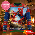Brand New Day Merry Spider Mas Christmas Pattern Spider Man Ugly Sweater Xmas Gift For Fans