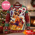 Spider Man Brand New Day 2026 Cartoon Art Christmas Ugly Sweater Gifts For Fan Spider Man