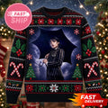 Wednesday Season 1 Poster Christmas Wednesday Ugly Sweater 2026 Xmas Gift For Fan