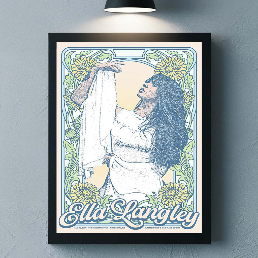 Ella Langley Green Bay WI 2026 Event Poster Ella Langley Merch Wall Art Decor Music Fan Gifts