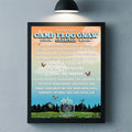 Camp Flog Gnaw Carnival 2026 Lineup Poster In Los Angeles California Wall Decor For Living Room