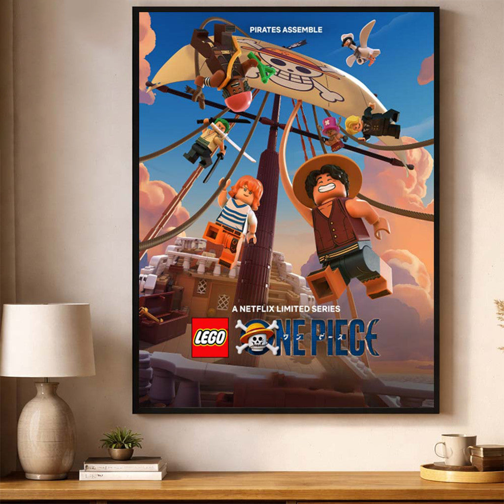 One Piece LEGO A Netflix Series On Netflix September 29 2026 Poster One Piece Merch Home Decor
