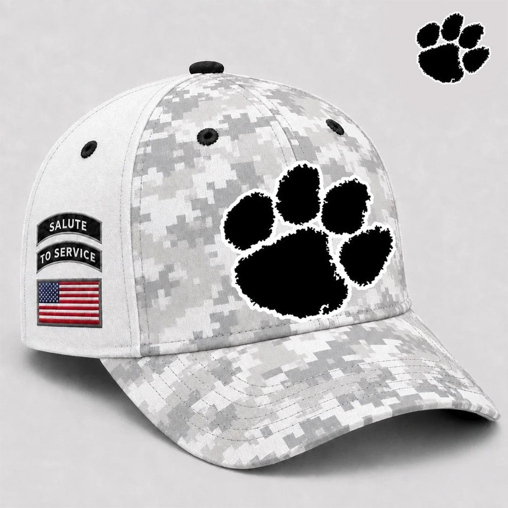 Clemson Tigers 2026 Veterans Salute To Service Camo Hat Clemson Tigers Merch Fan Gifts