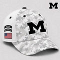 Michigan Wolverines 2026 Veterans Salute To Service Camo Hat Wolverines Merch Fan Gifts
